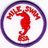 m3 MILE SWIM collectible patch FREE SHIP